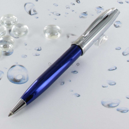 Stylo Bille Scrikss® Oscar Bleu Chrome