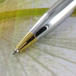 Stylo Bille Scrikss® Oscar Chromé Or 23 cts