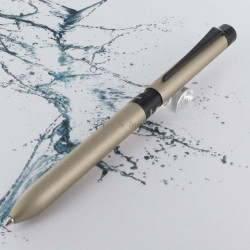 Stylo Multifonctions Scrikss® Trio Beige Mat 3 fonctions