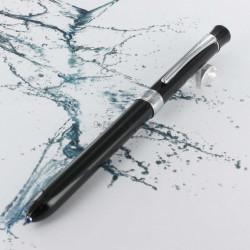 Stylo Multifonctions Scrikss® Trio Noir Satiné 3 fonctions