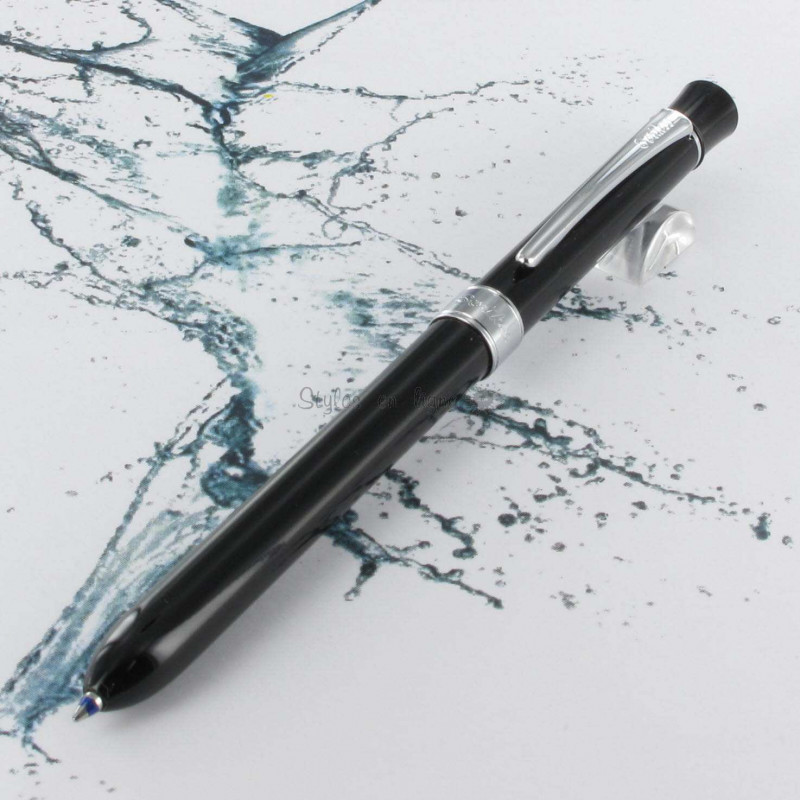 Stylo Multifonctions Scrikss® Trio Noir Satiné 3 fonctions