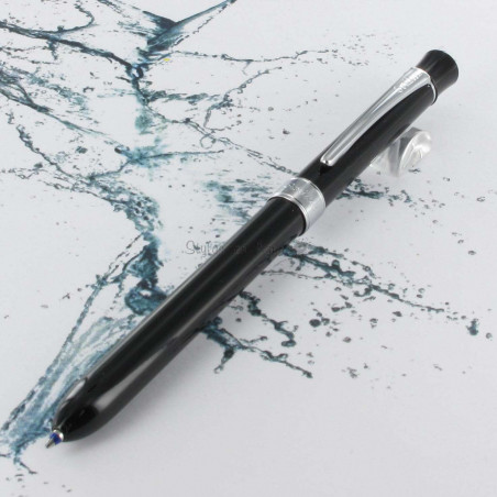 Stylo Multifonctions Scrikss® Trio Noir Satiné 3 fonctions