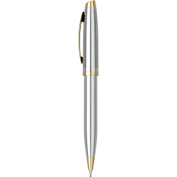 Parure Stylos Bille & Portemine 0,7mm Scrikss® Oscar Chrome Or 23 carats