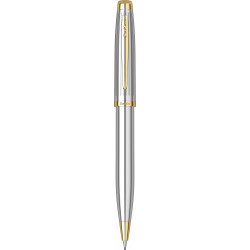 Parure Stylos Bille & Portemine 0,7mm Scrikss® Oscar Chrome Or 23 carats