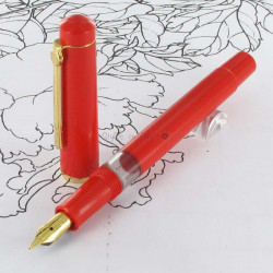 Stylo Plume Moyenne à pompe Scrikss® 419 Rouge