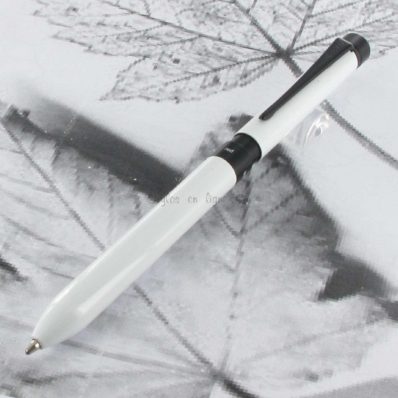Stylo Multifonctions Scrikss® Trio Blanc Métalisé 3 fonctions Stylo Multifonctions Scrikss® Trio Blanc Métalisé 3 fonctions