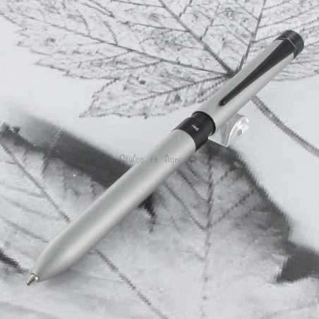 Stylo Multifonctions Scrikss® Trio Gris Mat 3 fonctions