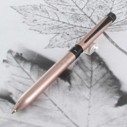 Stylo Multifonctions Scrikss® Trio Rose Mat 3 fonctions