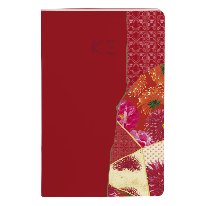 Carnet Clairefontaine® Kenzo Kintsugi Rouge et Fleurs