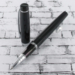 Stylo Roller Scrikss® Honour Noir Brillant