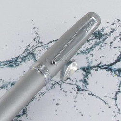 Stylo Plume Moyenne Scrikss® Honour Chromé Mat