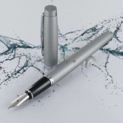 Stylo Plume Moyenne Scrikss® Honour Chromé Mat