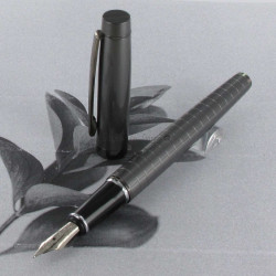 Stylo Plume Moyenne Scrikss® Honour Gris Carbone