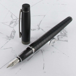 Stylo Plume Moyenne Scrikss® Honour Noir Mat