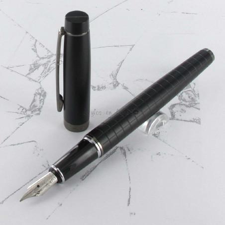 Stylo Plume Moyenne Scrikss® Honour Noir Mat