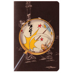 Carnet Clairefontaine® Astérix Noir Loupe
