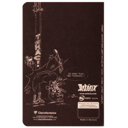 Carnet Clairefontaine® Astérix Noir Loupe