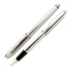 Stylo Roller Cross® Townsend Plaque Platine