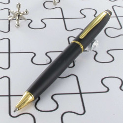 Stylo Bille Scrikss® Noble Noir Mat et Or