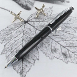 Stylo Bille Scrikss® Noble Noir Brillant