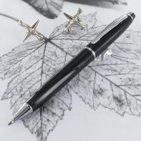 Stylo Bille Scrikss® Noble Noir Brillant