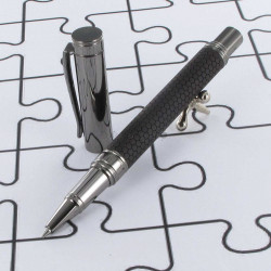 Coffret Stylo Roller Oberthur® "Dynastie" Bois d'Ebène