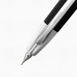 Stylo Plume Pilot® Capless DECIMO Noir Rhodié, plume moyenne