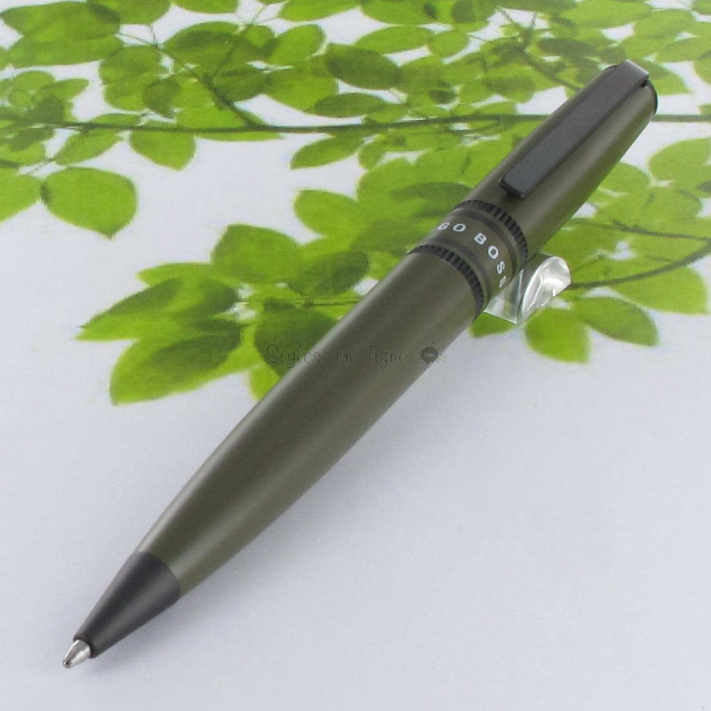 Stylo Bille Hugo Boss® Illusion® Gear Kaki Stylo Bille Hugo Boss® Illusion® Gear Kaki