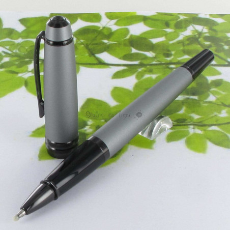 Stylo Roller Cross® "Bailey" Gris Mat (convertible en bille)