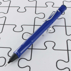 Stylo Portemine 0,7 mm LAMY Safari Bleu