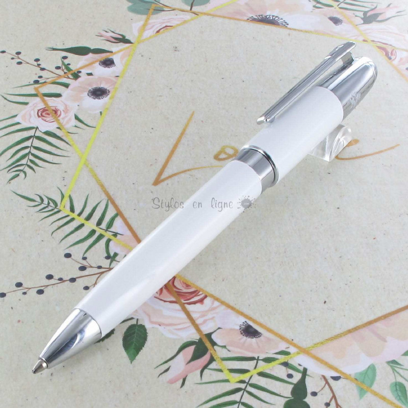 Stylo Bille Festina® Classicals Chrome Blanc Stylo Bille Festina® Classicals Chrome Blanc