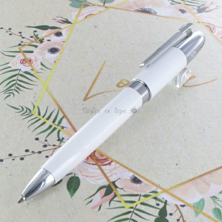 Stylo Bille Festina® Classicals Chrome Blanc
