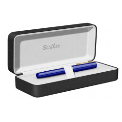 Stylo Plume Moyenne à pompe Scrikss® 419 Bleu Foncé