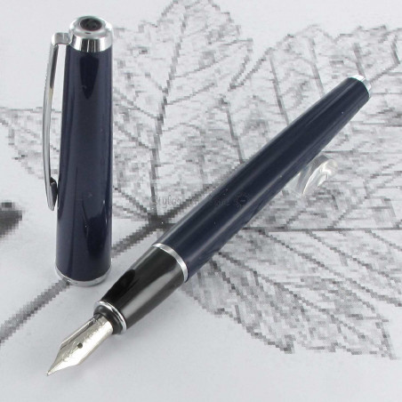 Stylo Plume Moyenne Scrikss® Vintage Bleu