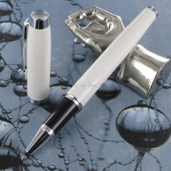 Stylo Roller PARKER® IM Blanc CT