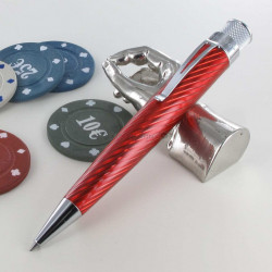Stylo Roller Retro51® Tornado "Big Shot" Rouge Hawthorn