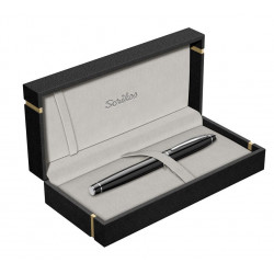 Stylo Roller Scrikss® Noble Noir Brillant