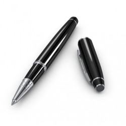 Stylo Roller Scrikss® Noble Noir Brillant