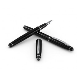 Stylo Plume Scrikss® Noble Noir Brillant