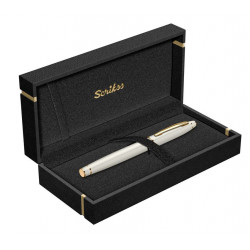 Stylo Roller Scrikss® Noble Pearl et Or