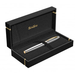 Stylo Plume Scrikss® Noble Chrome et Or