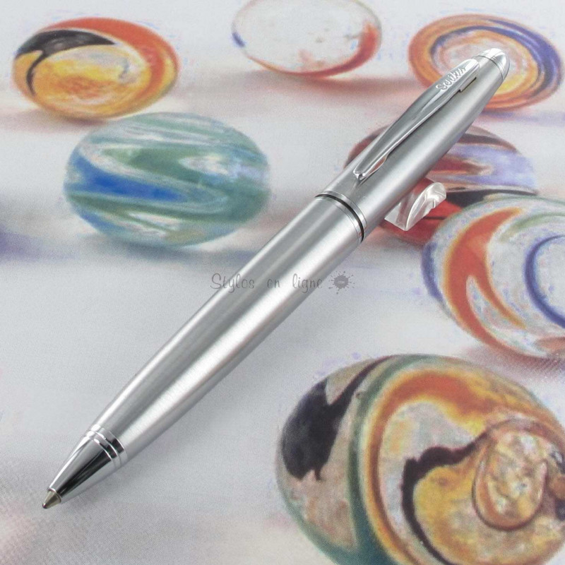Stylo Bille Scrikss® Knight Acier Mat