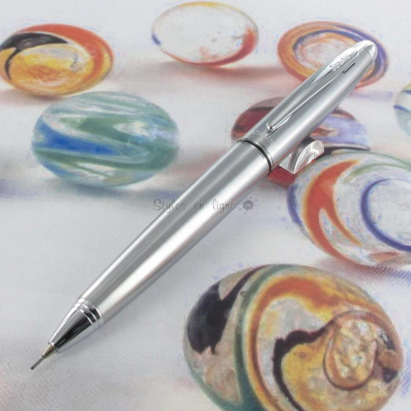 Stylo Portemines 0,7mm Scrikss® Knight Acier Mat Stylo Portemines 0,7mm Scrikss® Knight Acier Mat