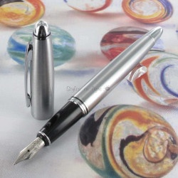 Stylo Plume Scrikss® Knight Acier Mat