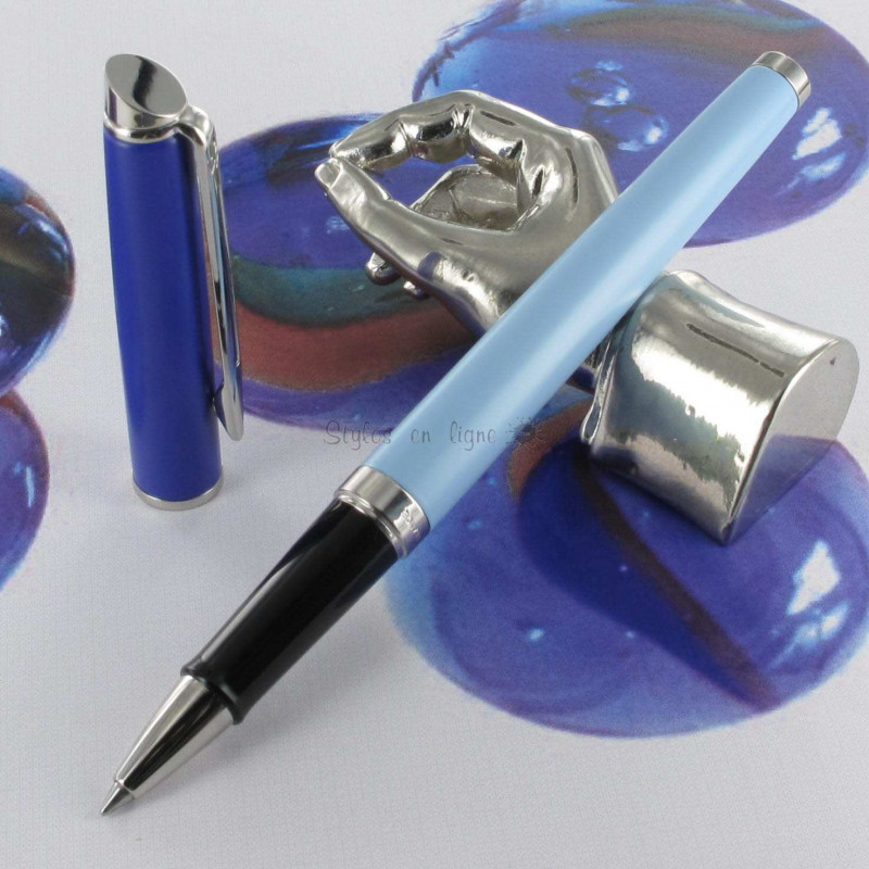 Stylo Roller WATERMAN® Hémisphère Colour Blocking Bleu Stylo Roller WATERMAN® Hémisphère Colour Blocking Bleu