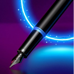 Stylo Plume Moyenne PARKER® IM Vibrant Rings Bleu