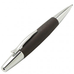 PORTE MINE 1.4 mm "e-motion" Bois de Poirier Nuit, métal chromé 