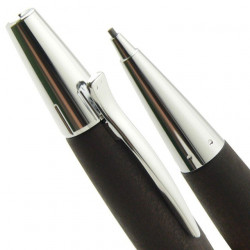 PORTE MINE 1.4 mm "e-motion" Bois de Poirier Nuit, métal chromé 