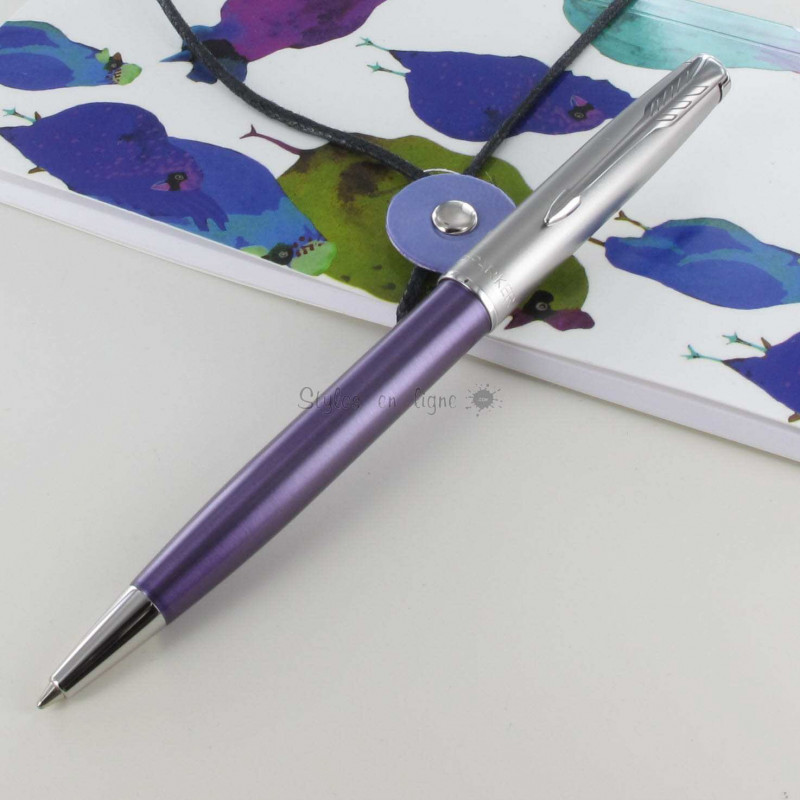 Stylo Bille Parker® Sonnet Essentiel Violet Chromé Stylo Bille Parker® Sonnet Essentiel Violet Chromé