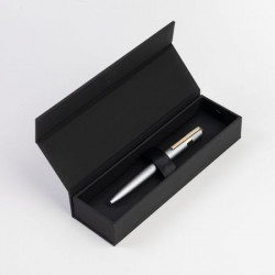 Stylo Bille Hugo Boss® Gear® Pinstripe Chromé Doré